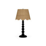 Cholet Table Lamp W/ Scalloped Shade