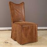 Delroy Armless Chair, Cognac, 2 Per Box, Priced Each - Image 9