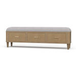 Lexington Bench W/ Rattan
