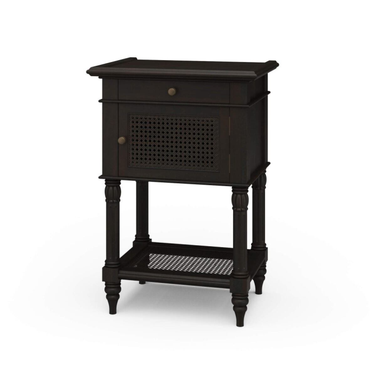 ee67e1e4855ab5c47ad2e439c80fae84 Montego Square End Table W/ Drawer & Rattan Door - Image 1