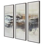Graphite Horizon Framed Prints, S/3 - Image 4