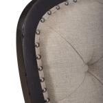 Americana Farmhouse Uph Tufted Back Side Chair - Black - Image 7