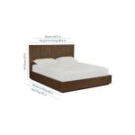 Andora Panel Bed Beds Andora Chestnut 15
