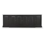 French Hens Media Console Entertainment Stands Black 13