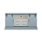 Sonoma Media Console 84” Entertainment Stands Blue 14