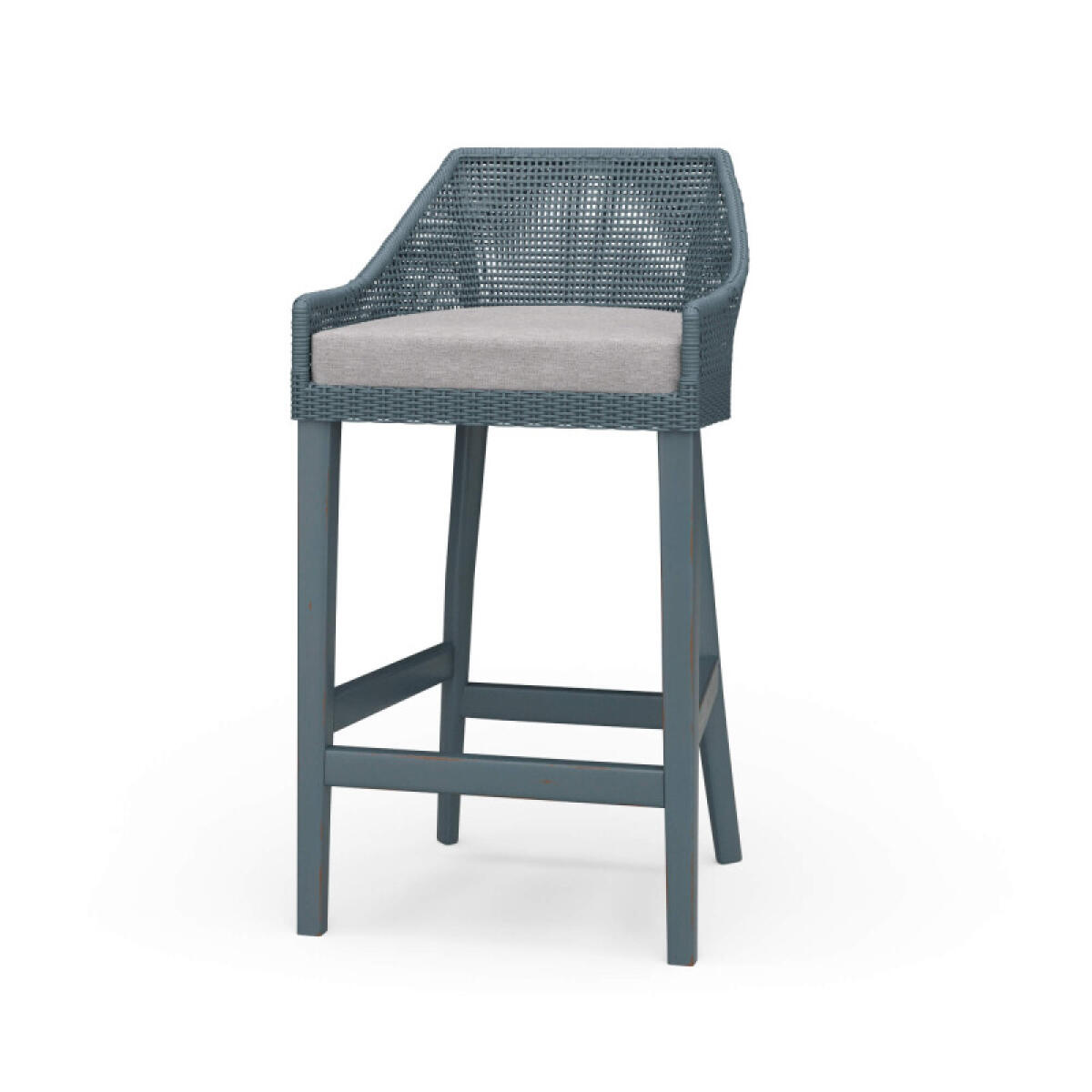 eeb6c99bf9341b1cd2832e24c8e8c2c6 Savanah Rattan Counter Stool W/ Seat Cushion - Image 1