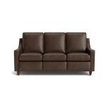Magnificent Motion Leather Slope Arm Reclining Sofa Sofas Bassett Furniture 8