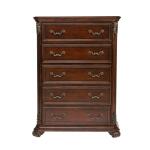 Messina Estates Queen Poster Bed, Dresser & Mirror, Chest, Night Stand - Image 6