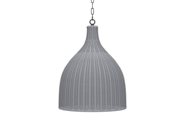 Hampton Rattan Pendant Medium Lighting Bramble