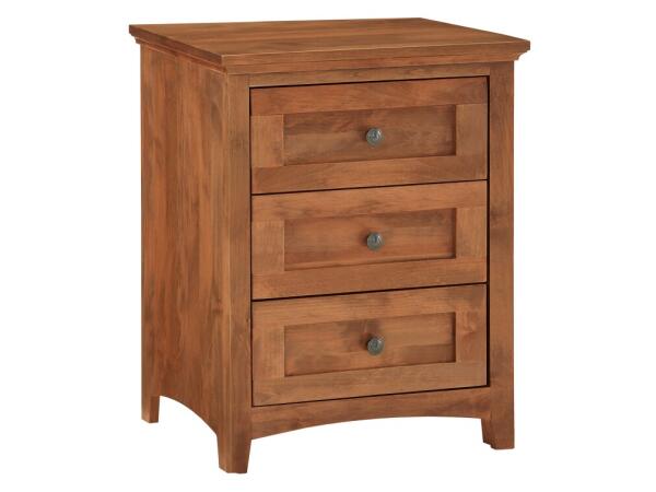 Emmerson 3 Drawer Wide Nightstand – Mineral Nightstands Archbold Furniture