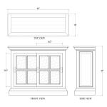 English Short Bookcase - Image 9