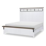 Complete Two Tone Panel Bed Queen 5/0