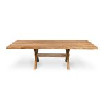 Crossbuck Dining Table with Extendable Leaves - Image 4