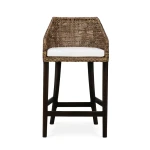 Savanah Rattan Barstool W/ Seat Cushion - Image 4