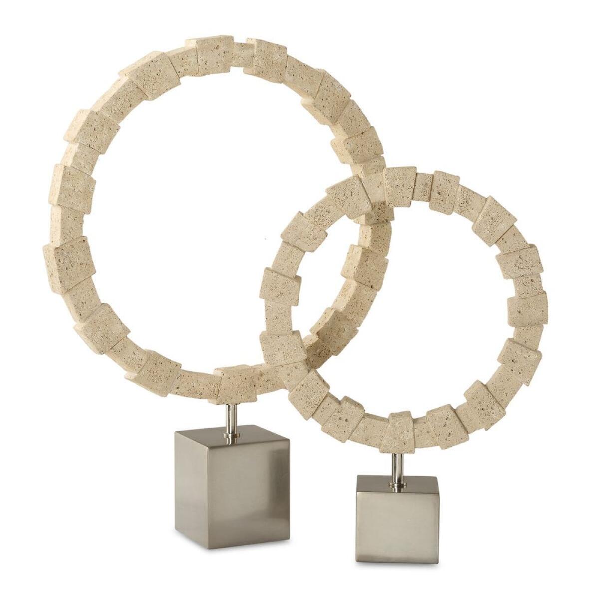 efa1469b8ce3efdc4e85a6a8f7233478 Ivory Fusion Rings, S/2 - Image 1