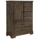 Cool Rustic Standing Chest - 6 Drawers With 1 Door - 170-117 - Image 7