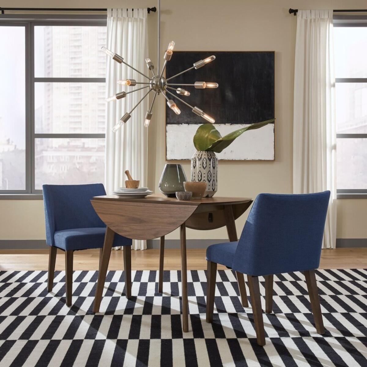 Space Savers 3 Piece Drop Leaf Set Dining Sets Brown 2 Space Savers 3 Piece Drop Leaf Set Dining Sets Brown 2