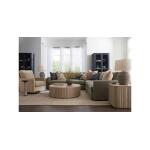 Trent Leather Thin Track Arm Swivel Glider Chair Chairs Bassett Furniture 10