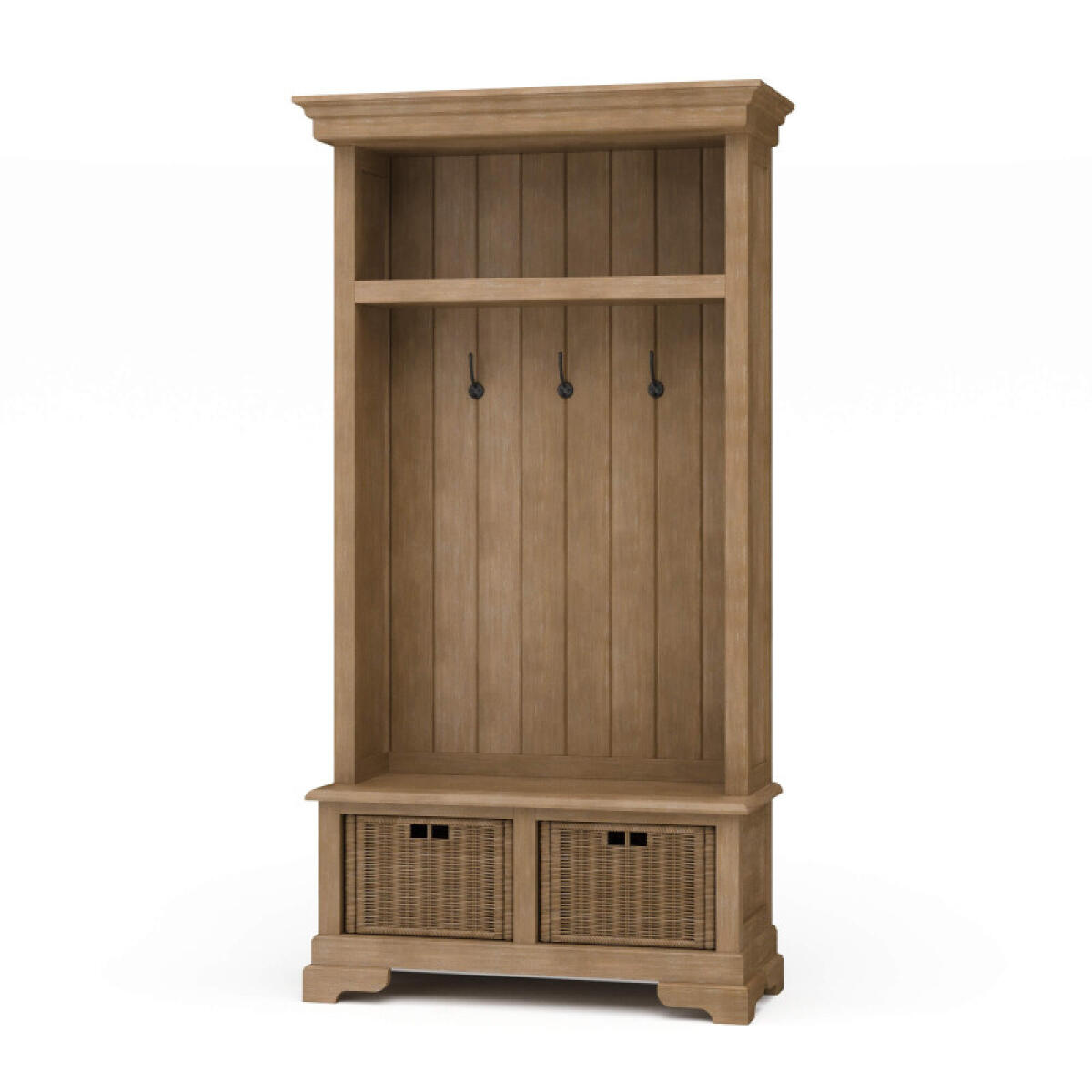 Homestead Hallstand W/ Rattan Baskets Entertainment Stands Bramble 2 Homestead Hallstand W/ Rattan Baskets Entertainment Stands Bramble 2