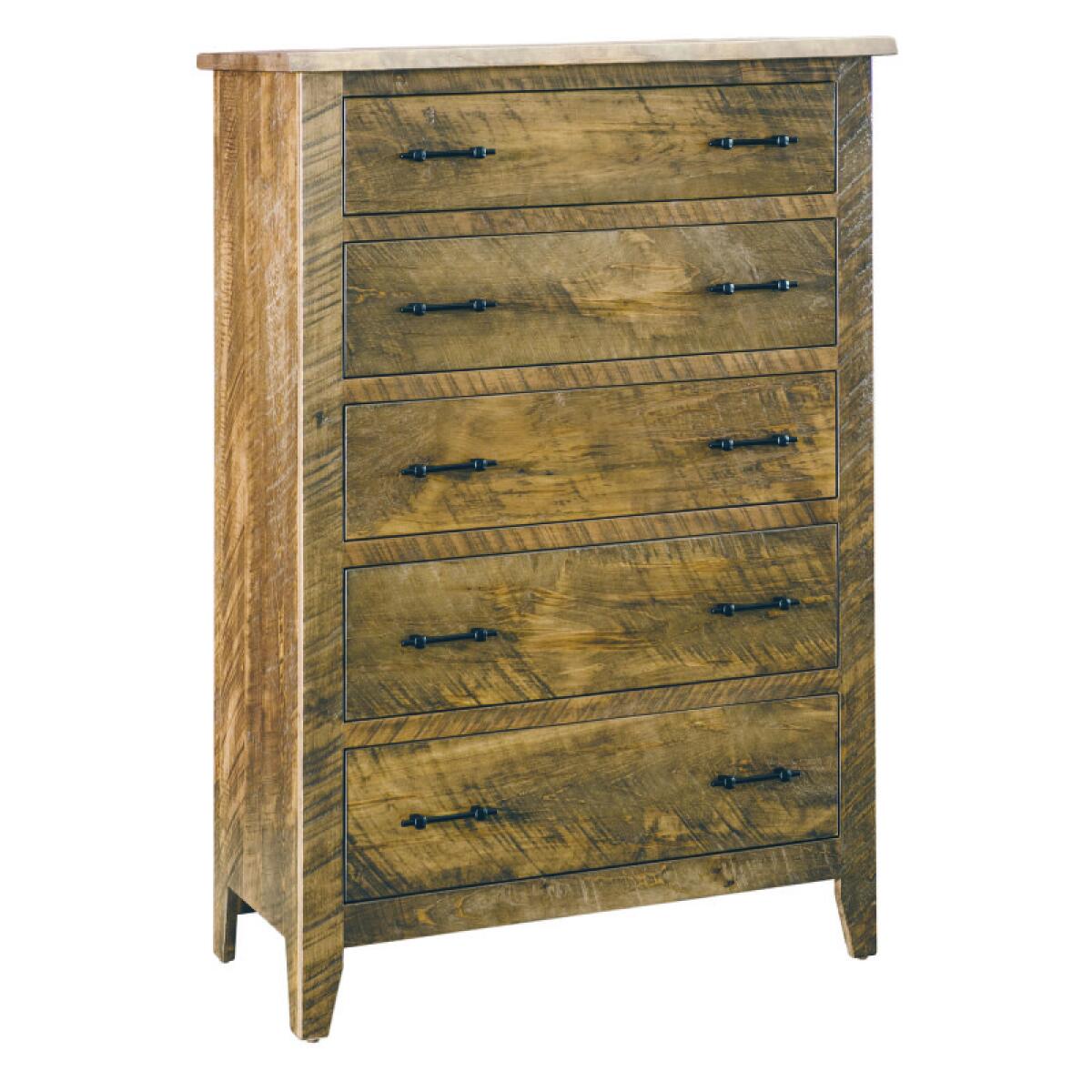 Amish Essentials Amish Rough Sawn 5 Drawer Chest – Large Chests Archbold Furniture 2 Amish Essentials Amish Rough Sawn 5 Drawer Chest – Large Chests Archbold Furniture 2