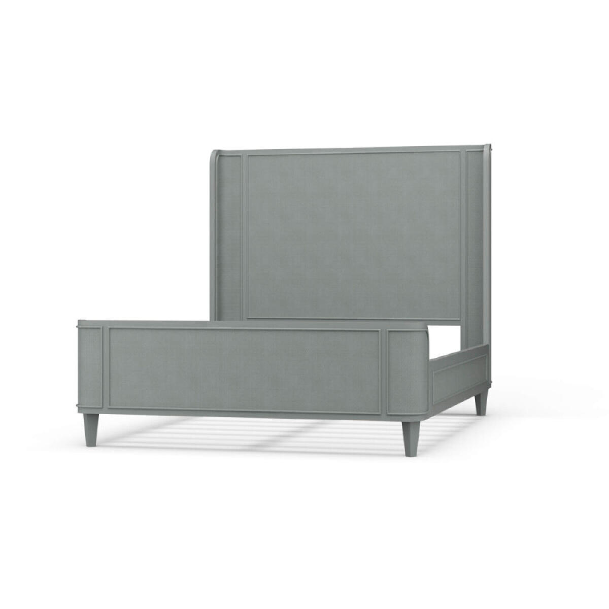 f053d645660982b7fb63192d4f22c4a4 Lexington Bed W/ Rattan - Image 1