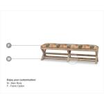 Renoir Rattan X Bench Chairs & Benches Bramble 10