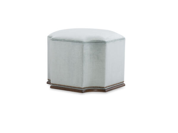 158 C Furrow Ottoman Ottomans & Poufs Blue