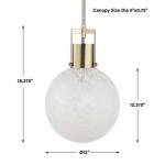 Huch, 1 Lt Pendant Lighting Cream 27