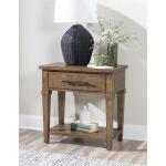 One Drawer Nightstand Nightstands Brown 11