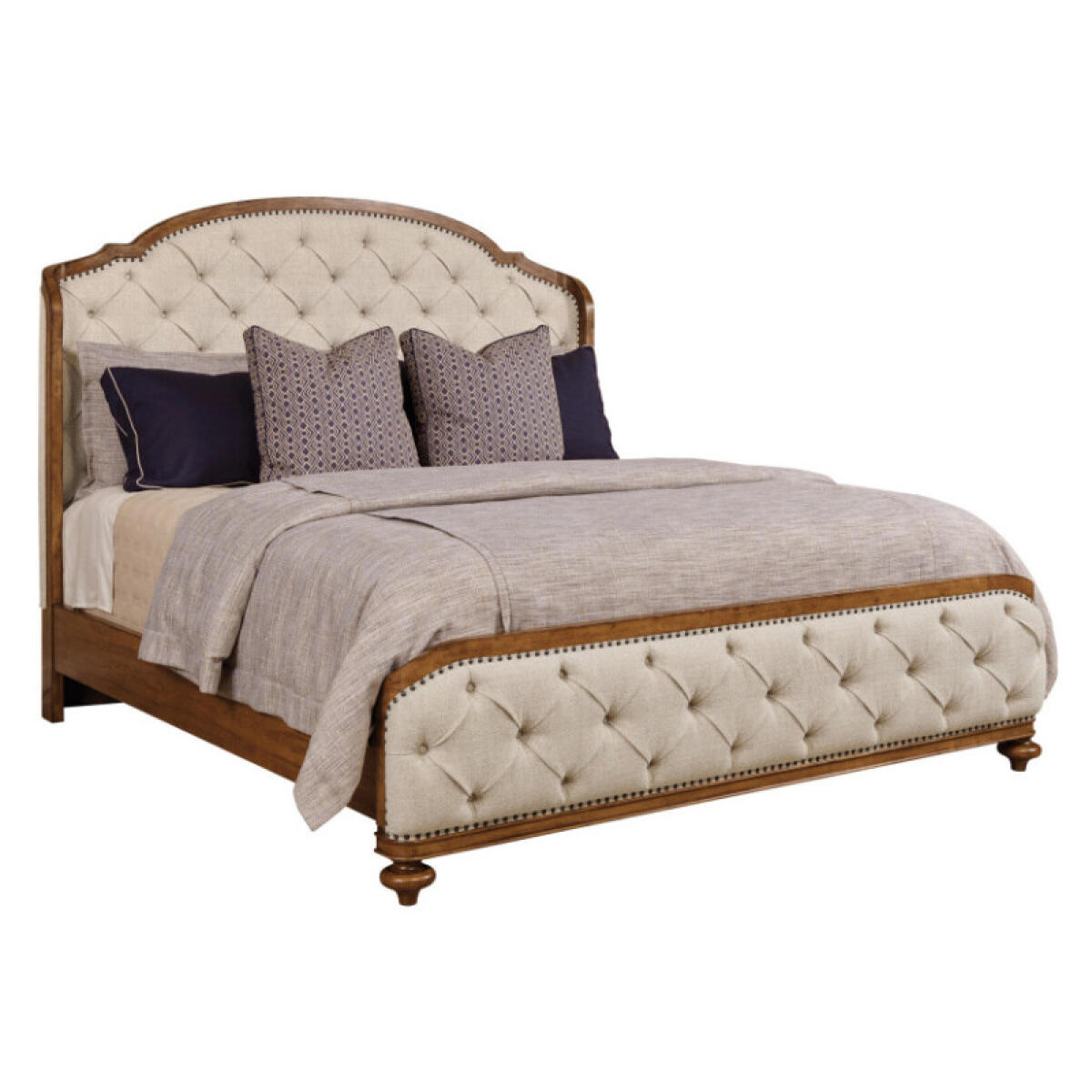 f0d1a17ed03e5d6bde889bd895991a80 Berkshire Glendale Uph Shelter Queen Bed - Complete - Image 1