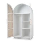 Vannes Wardrobe W/ Rattan Door - Image 6