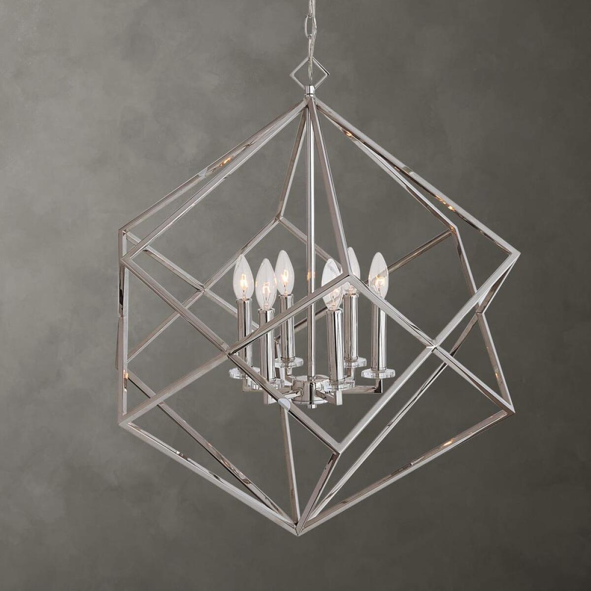Euclid, 6 Lt Pendant Lighting Gray 2 Euclid, 6 Lt Pendant Lighting Gray 2