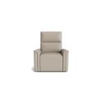 Harris Leather Pad Arm Swivel Glider Power Recliner