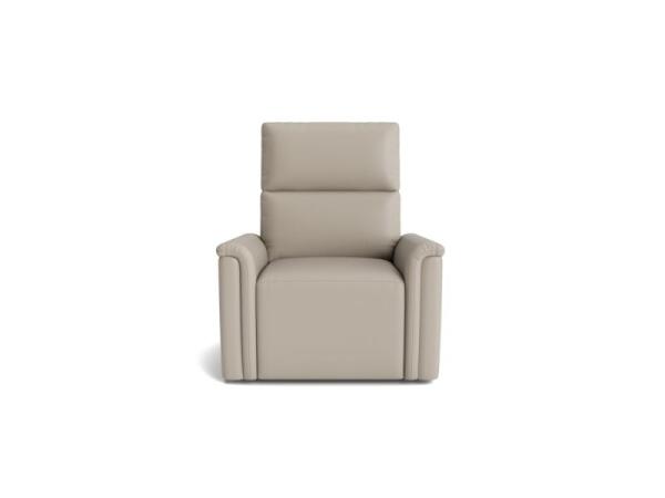 Harris Leather Pad Arm Swivel Glider Power Recliner Recliners Bassett Furniture