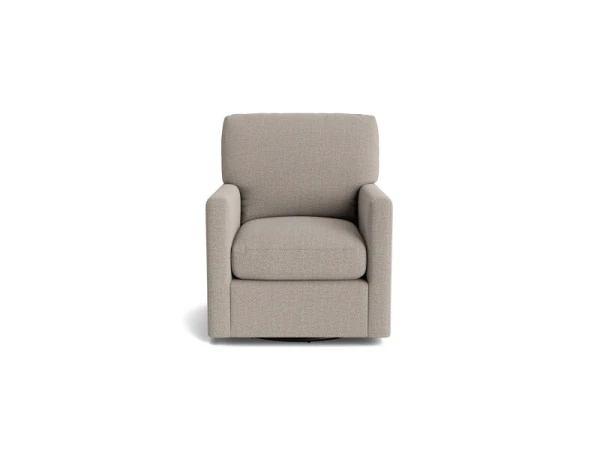 Trent Thin Track Arm Swivel Glider Chair Chairs Bassett Furniture