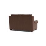 Ellery Leather Roll Arm Loveseat - Image 5