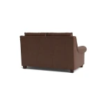 Ellery Leather Roll Arm Loveseat - Image 4