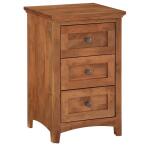 Emmerson 3 Drawer Nightstand – Tuscan Brown Nightstands Archbold Furniture 4