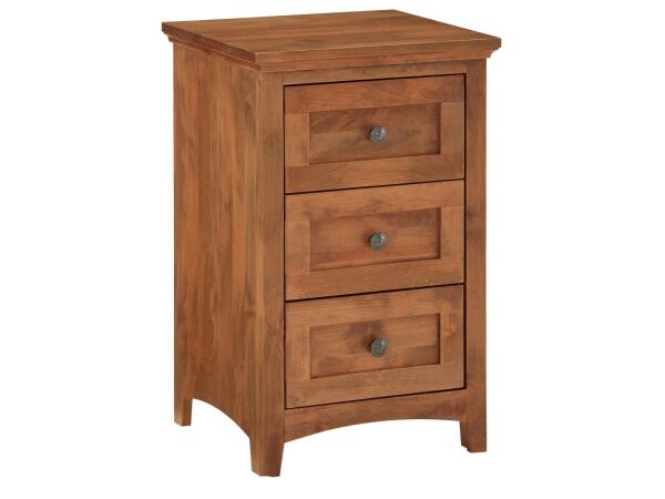 Emmerson 3 Drawer Nightstand – Tuscan Brown Nightstands Archbold Furniture