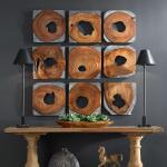 Jungle Wood Wall Decor, S/9 - Image 3