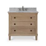Hayward Single Vanity W/ Sink & Marble Top - Image 4