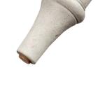 Whitney Rectangular Leg Table Dining Tables Antique Linen w/ Weathered Gray 27