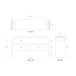 Vannes Console Table W/ 2 Drawers - Image 8