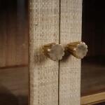 Kagu 4 Door Low Cabinet W/ Raffia - Image 12