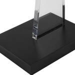 Angle Accent Table Chairside Tables Black 22