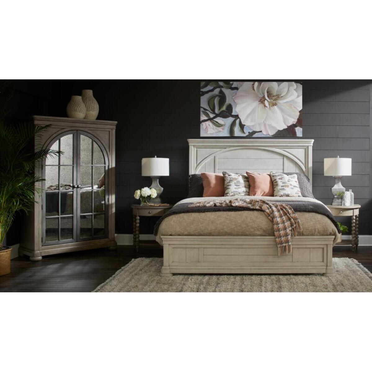 f21dea116180686d7888252005e780a2 TY749 Nashville BR Tyb Complete Panel Bed Ca King - Image 1