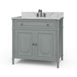 Nantes Single Vanity W/ Sink & Marble Top - Image 3