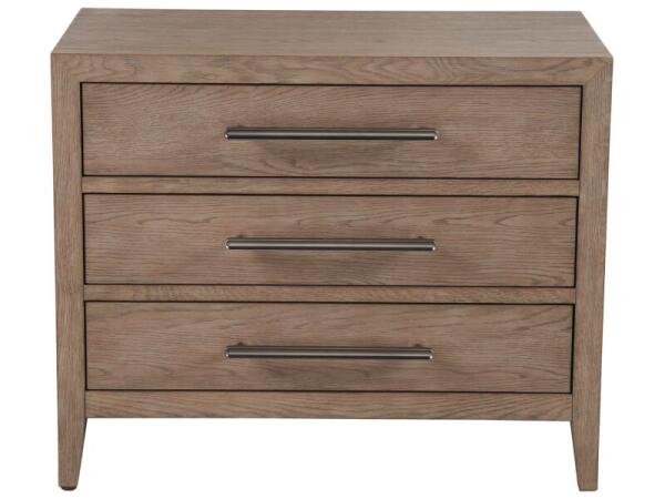 Modern Cove Drawer Nightstand Nightstands Cream 9