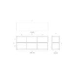 Cohan Console Table W/ Wood Shelf - Image 9