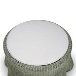 Newport Rattan Ottoman W/ Cushion - Image 7